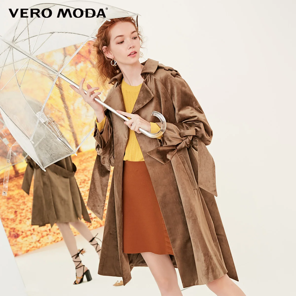 Hemp sand Vero Moda куртка женская зимняя женские осенние ремни сзади лобовое стекло бархат длинный плащ | 318309509 - Цвет: Hemp sand