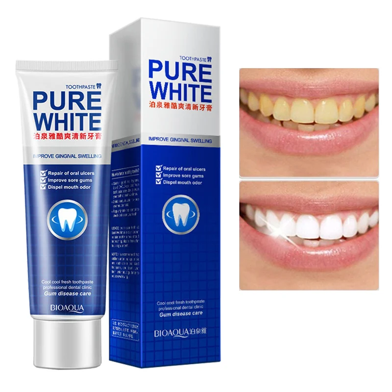 

Intensive Stain Removal Whitening Toothpaste Refreshing Mint Oral Hygiene Cleansing Teeth Care Washing Tooth Cream Clean Mouth Q