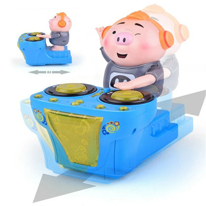 Детская музыкальная игрушка электрический DJ свинья забавная музыка свинья подарок для детей M09