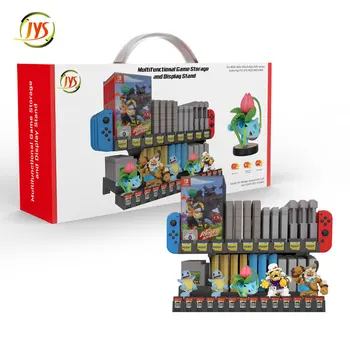 

For Nintendo Games Card Storage Tower for SFC/ FC/ GameBoy/ N64/ NDS/ NES/ SNES/ for Nintendo Switch Amiibo Stand Joy-con Holder
