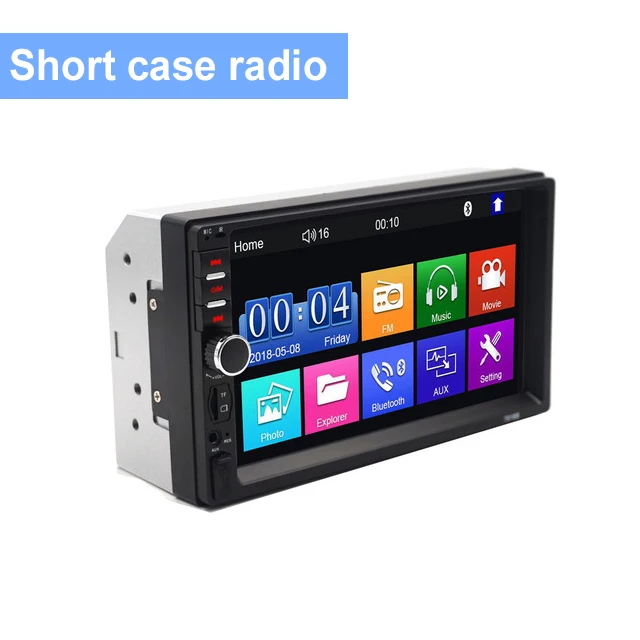 Автомагнитола Carsanbo 2 Din 7 дюймов Bluetooth MP5 видеоплеер USB TF сенсорный экран|MP4 и плееры
