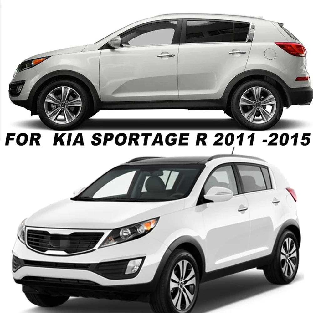Side Window Visor Car Window Visor Car Window Deflectors Car Window Weatherstrips Sun Rain Deflector Guard Awnings Shelters Smoke Adhesive Trim For Kia Sportage 2011 2012 2013 2014 2015