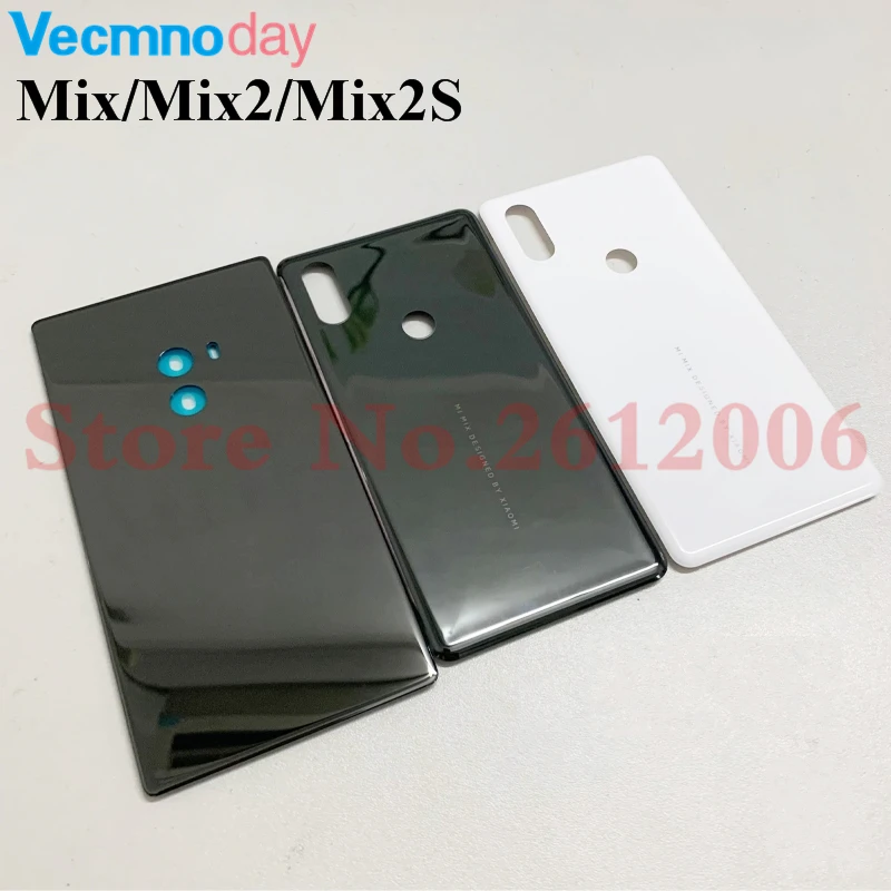 

Ceramic Edition Mi Mix Frame New Battery Door Back Cover Housing Case For Xiaomi Mi MIX Mix2 Mix 2 Mix 2s Without Camera Lens