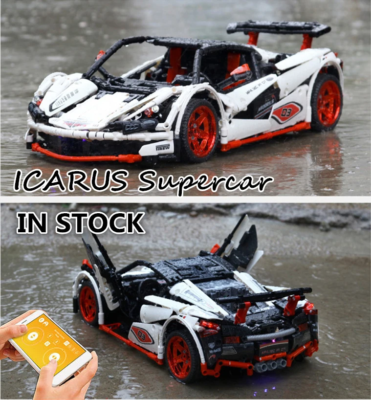 

13067 MOC-3918 ICARUS Supercar Veneno Roadster Compatible Building Blocks Bricks Educational Toys Gifts 20087