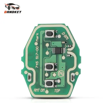 

Dandkey Replacement Remote Circuit Board 315/433MHz For BMW 3 5 X series 7S E38 E39 E46 EWS System 3 Buttons Keyless Entry Key