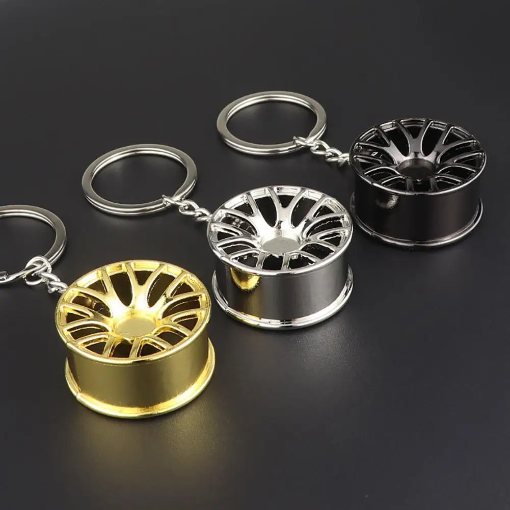 

Fast And Furious 8 Key Chains High Quality Metal 3D Car Hub Keychain Car Wheel Rim Metal Pendant Keychain 2019