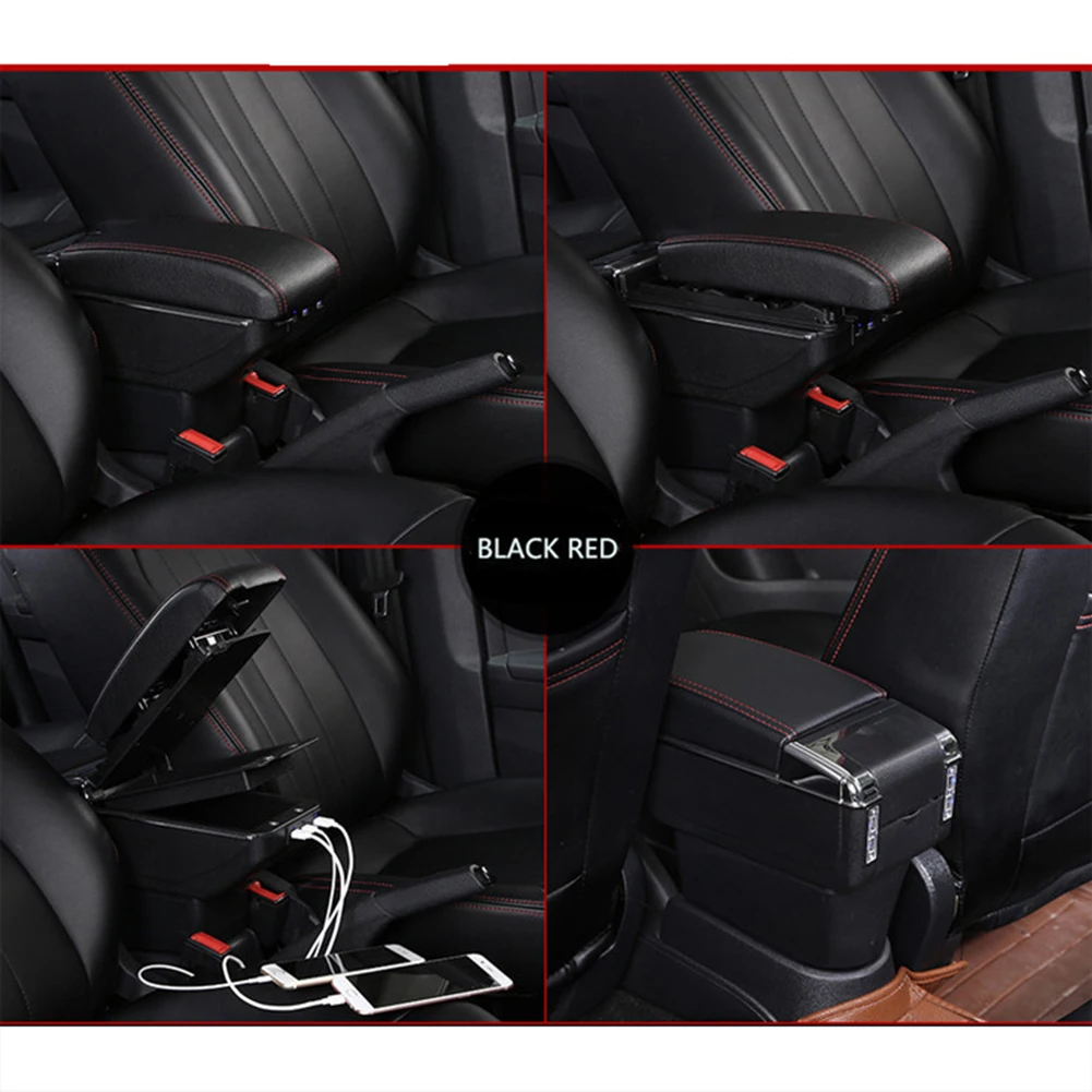 Для Honda FIT Jazz Mobilio City Brv полка для мелочей с интерфейсом USB с панелью лампы из искусственной кожи