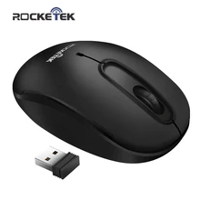 Rocketek USB беспроводная мышь 2,4G 1600 dpi 3 кнопки эргономичная Для imac pro macbook ноутбук ПК оптическая мини мышь Бесшумная