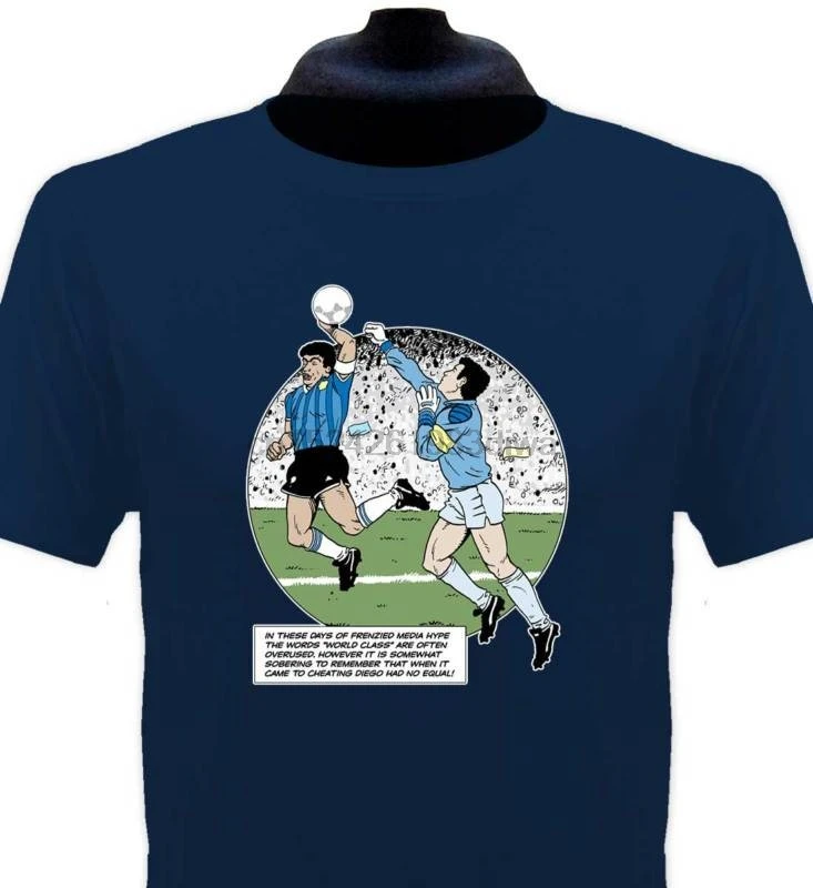 2019 Новая летняя футболка Maradona Handball все размеры крутая | Мужская одежда
