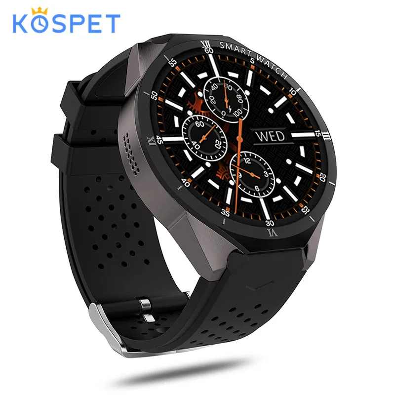 KOSPET KW88 PRO smartwatch phone Android 7.0 1GB 16GB 1.39" AMOLED screen Bluetooth 4.0 GPS Map Wearable Device Smart Watch men