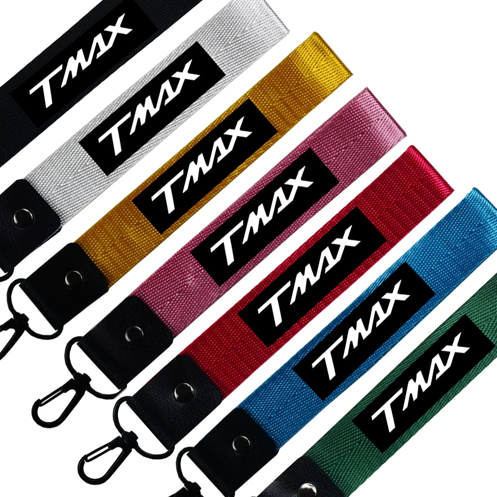 

Motorcycle Keychain Keyring Car Key Strap Fob ID Card keycord Phone Lanyard For iPhone Samsung YAMAHA TMAX530 TMAX500 tmax 500