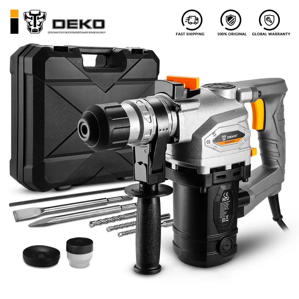 Многофункциональный перфоратор DEKO DKRH26LD4/DKRH32LD5 с BMC и аксессуарами Электрический