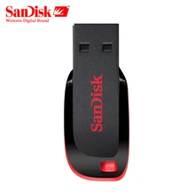 Sandisk USB флеш-накопитель шифрование Мини авто USB флеш-накопитель 8 ГБ 16 ГБ USB 2,0 32 Гб 64 Гб 128 Гб карта памяти флешка