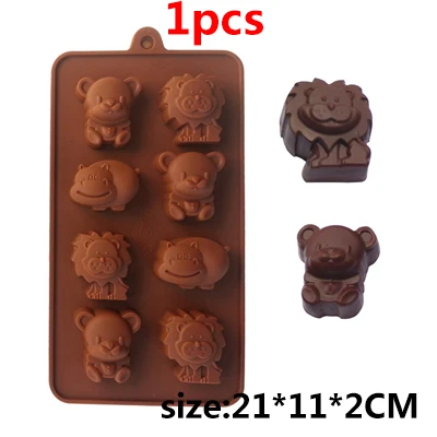 1/3/4 шт. силиконовые формы для помадки для украшения торта инструменты Sugarcraft Fondant(сахарная) резак силиконовая шоколадная форма для выпечки аксессуары - Цвет: Style I 1Pcs