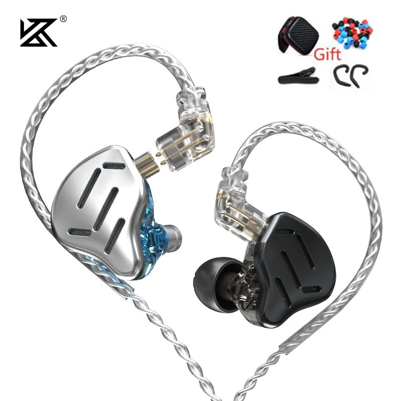 KZ ZAX 7BA+1DD Headset 16 Units HIFI Bass In Ear