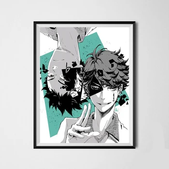 

Lord of Volleyball Haikyuu Hinata Shouyou Tobio Kageyama Anime Canvas Wall Art Prints Posters,8 X 10 Inches,Ready To Hang