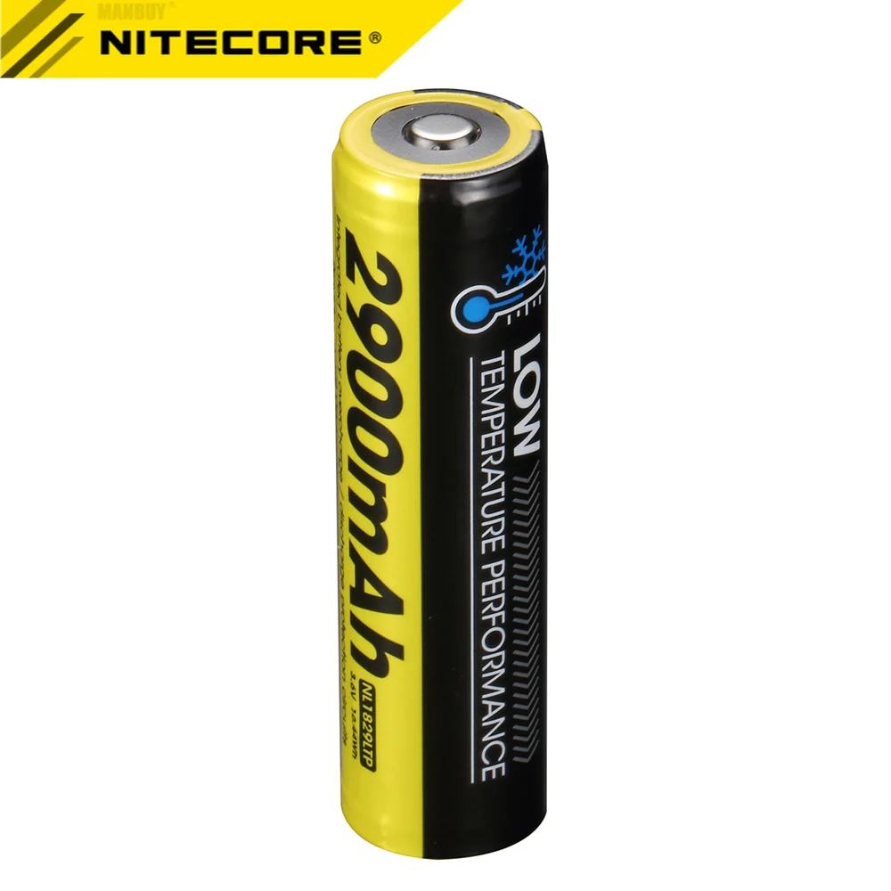 NITECORE NL1829LTP 2900 мАч 18650 низкотемпературная устойчивая высокопроизводительная