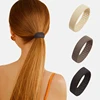 Woman Ponytail Holder Hair Tie Foldable Hair scrunchies Silicone Stationarity Elastic Hair Band Simple hair accessories ► Photo 3/6