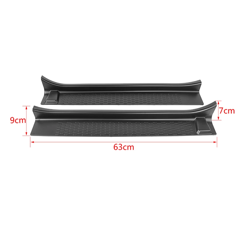Порог для Jeep Wrangler Gladiator JT Накладка на порог, защита для входа, добро пожаловать, педаль для Jeep Wrangler JL - Цвет: 2 Doors