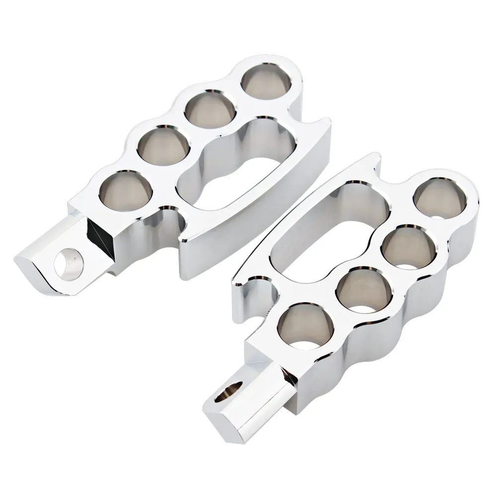 Flying Knuckle Foot Peg алюминиевая Подножка для Harley XL Dyna Softail Кафе Racer Chopper мотоциклетная педаль управления