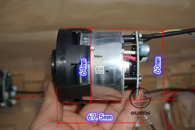 ventilador de aspirador sem escova alta 03