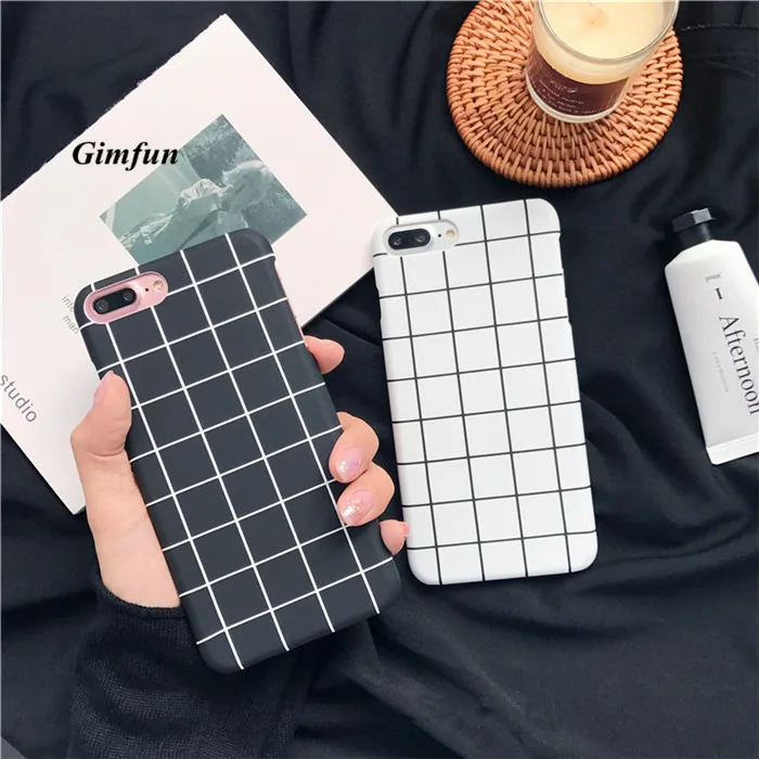 Gimfun винтажный английский сетчатый чехол для телефона для Iphone 11 Pro Max 8 6 7 Plus, Простой ультра тонкий жесткий чехол из поликарбоната для Iphone X Xr Max