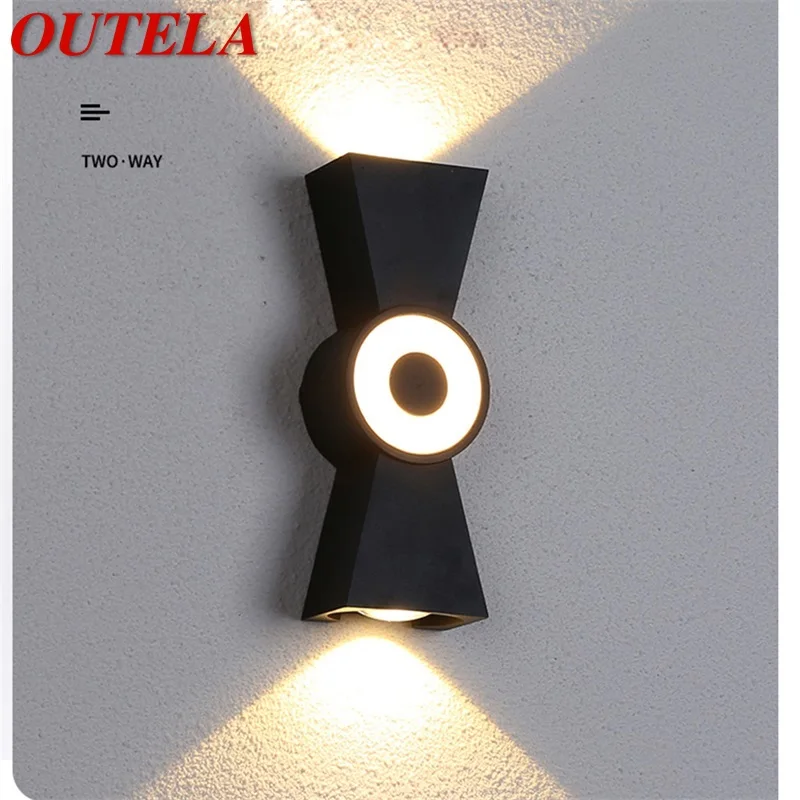 

OUTELA Modern Wall Light Sconces Aluminum LED Wall Lamp Creative Decorative For Bedside Living Room Porch Corridor