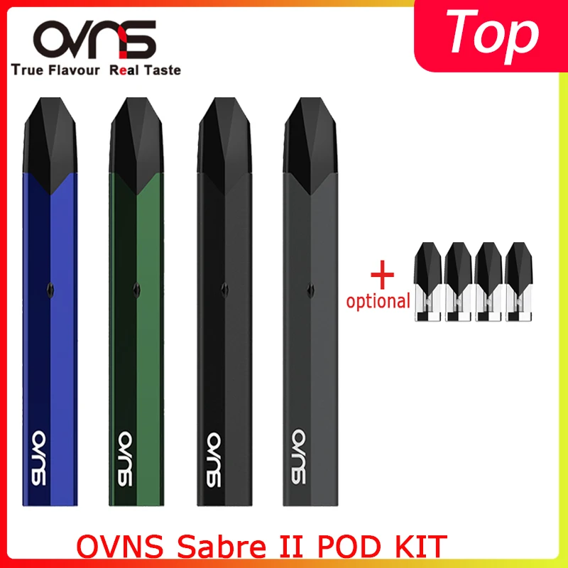 Новые оригинальные OVNS Saber II 600 мА/ч Pod Системы Комплект 1 5 мл емкость картриджем и
