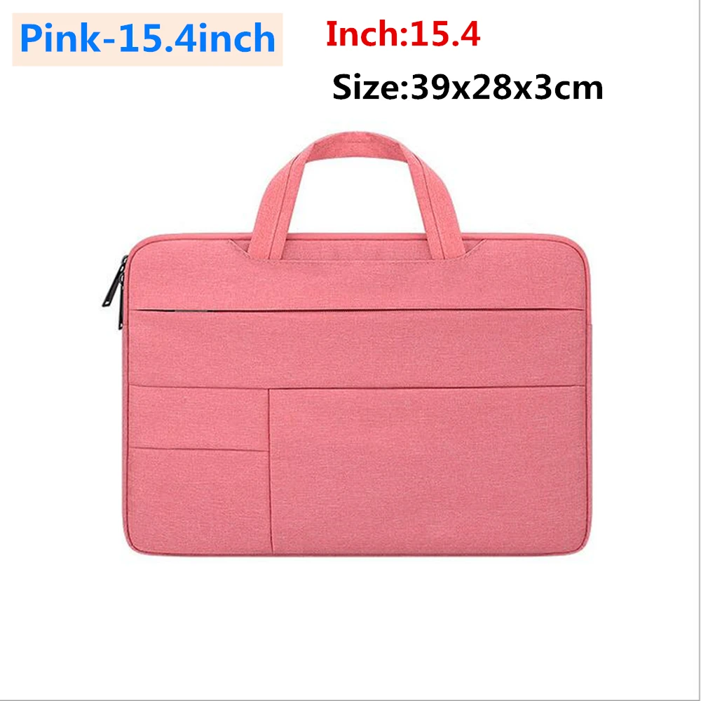 Многофункциональный чехол для ноутбука, сумка для Ipad Macbook Apple, чехол для ноутбука retina, сумка для ноутбука 13," 14,1" 15," 15,6" дюймов - Цвет: Pink-15.4inch