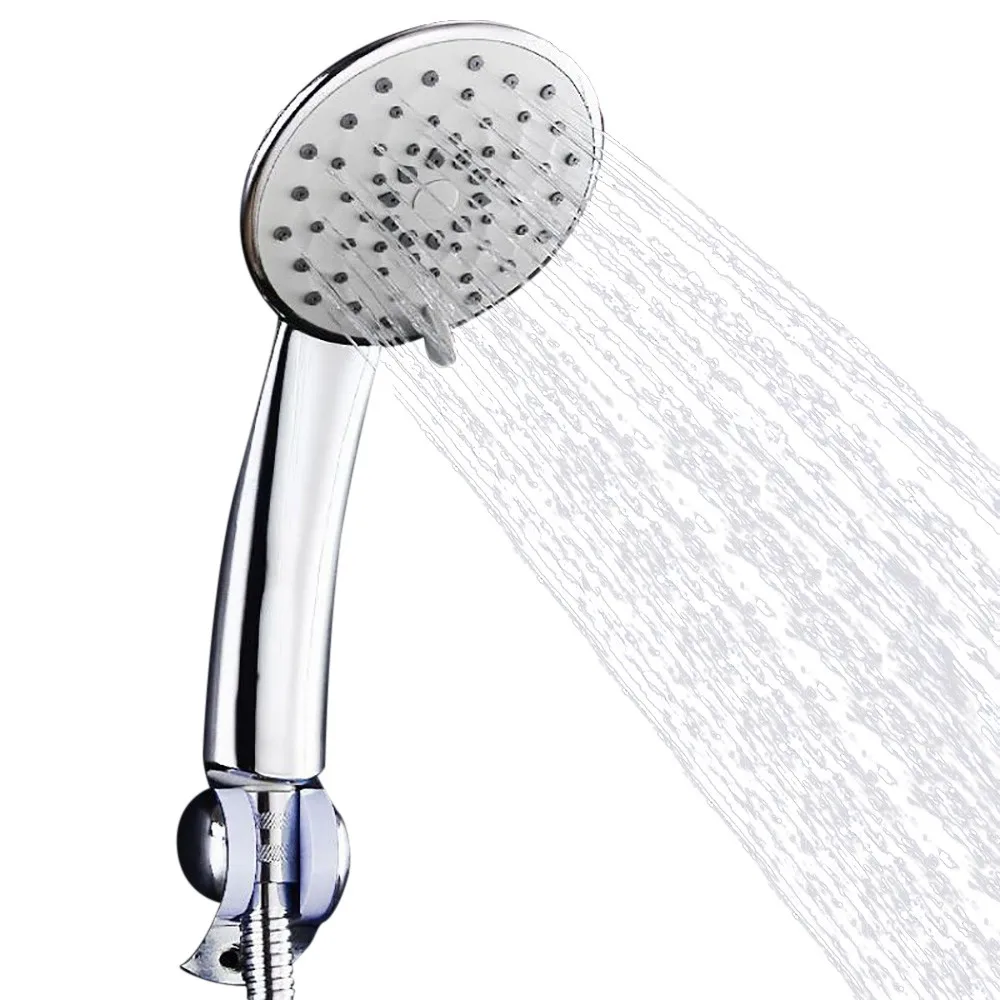 silver shower head Ручной душ высокого давления Регулируемая насадка для душа верхняя Душевая насадка распылитель дождевой воды экономичная насадка regadera para ducha 30A29 - Цвет: silver shower head