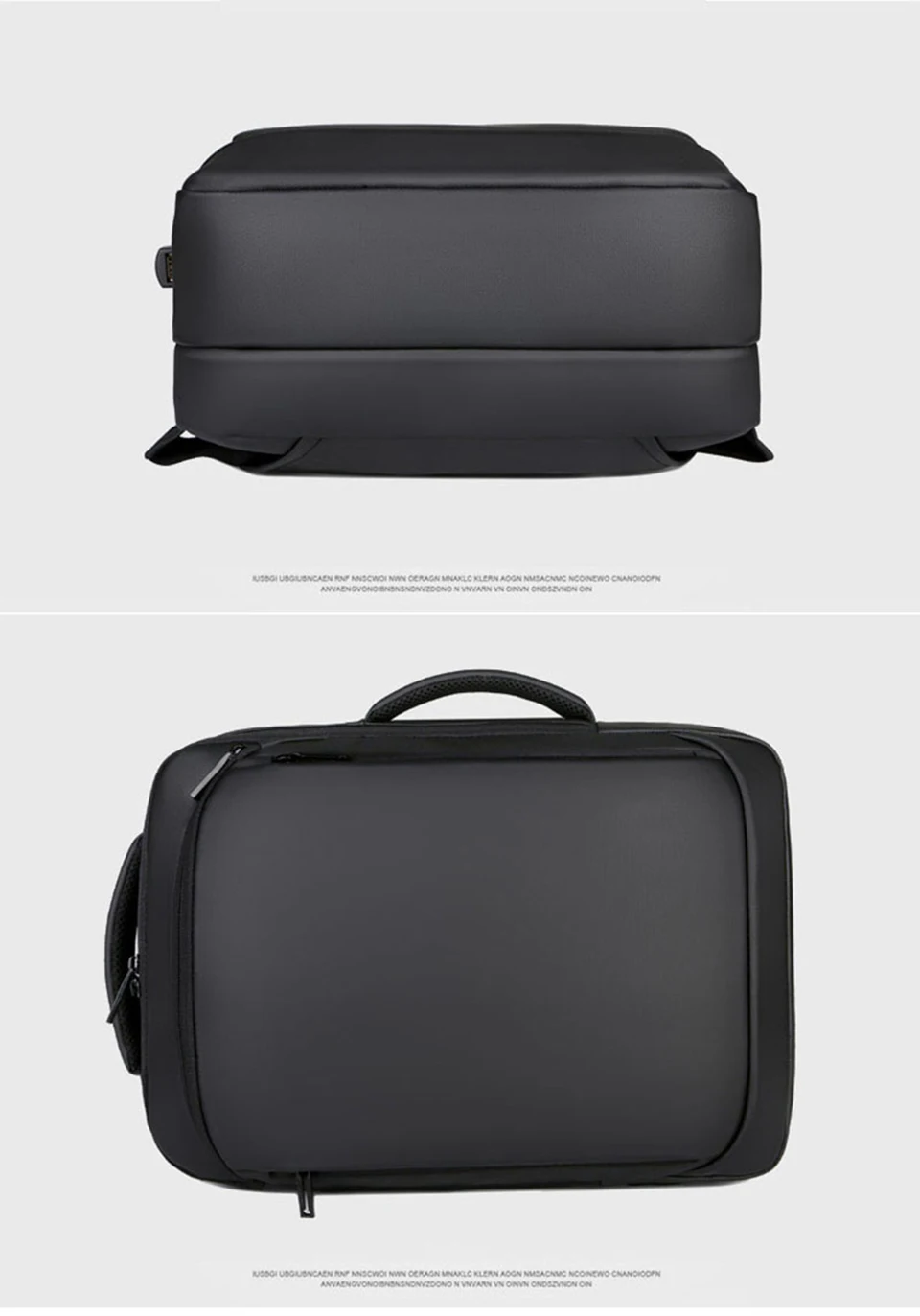 Mens USB Charging Backpack 14 15.6 inch Laptop Bags Male Business Bagpacks Waterproof Multifunctional Travel Backpack Man Bag (21)