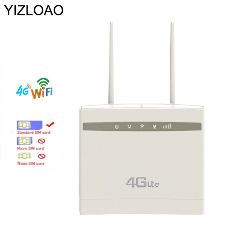 YIZLOAO 4G/LTE CPE Wi Fi роутер модем со слотом для sim карты порты WAN/LAN широкополосная точка