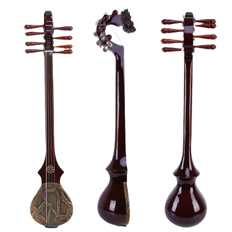 Zhamunie Six string lead eight string zhamunie Zhanmu Nie ethnic minority six zhamunian dragon head Qin