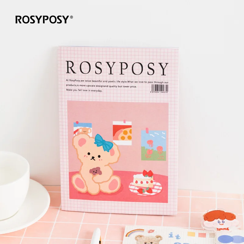 Rosy-Buket-20-Halaman-Notebook-Sticker -Set-INS-Gaya-Vintage-Kartun-Beruang-Dekorasi-Stiker-Post-Diary.jpg