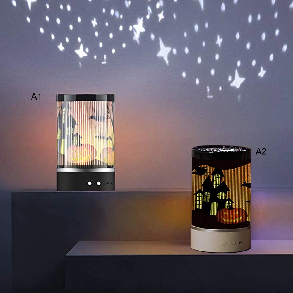 Star Projector Lights Animated Night Light 360 Rotating Dimmable Sleep Soothing Color Changing Lamp for Kids, Bedroom, festival