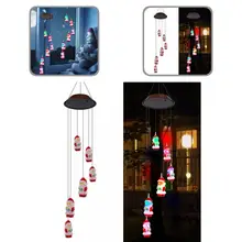

Stunning Wind Spinner Realistic Plastic Hanging Santa Ornaments Hanging Pendant Wind Chime