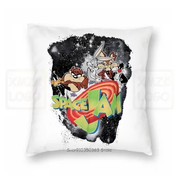 

Men's 90S Space Jam Michael Mj Bugs Bunny Toon Tune Squad Black Atmungsaktives Women Men Pillow case