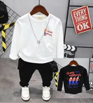 

Kids Boys Clothes Suit For boys Clothing Sets Children Clothing spring Autumn boys Clothes T-shirts and pants 2pcs Outfit 2-6yrs