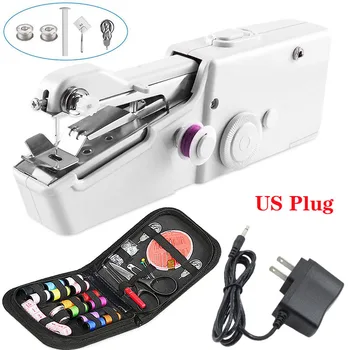 

Handheld Portable Sewing Machine Mini Cordless Portable Electric Sewing Machine, Suitable for Denim Curtains Leather DIY Tools