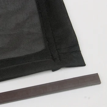 

1set Car Sunroof Sunshade Mosquito Block Protective Cover Net Roof Heat Insulation Strong Soft Magnetic