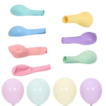 

100Pcs 10 Inch Pastel Balloon Macaroon Colored Pastel Party Wedding Decor Balloon