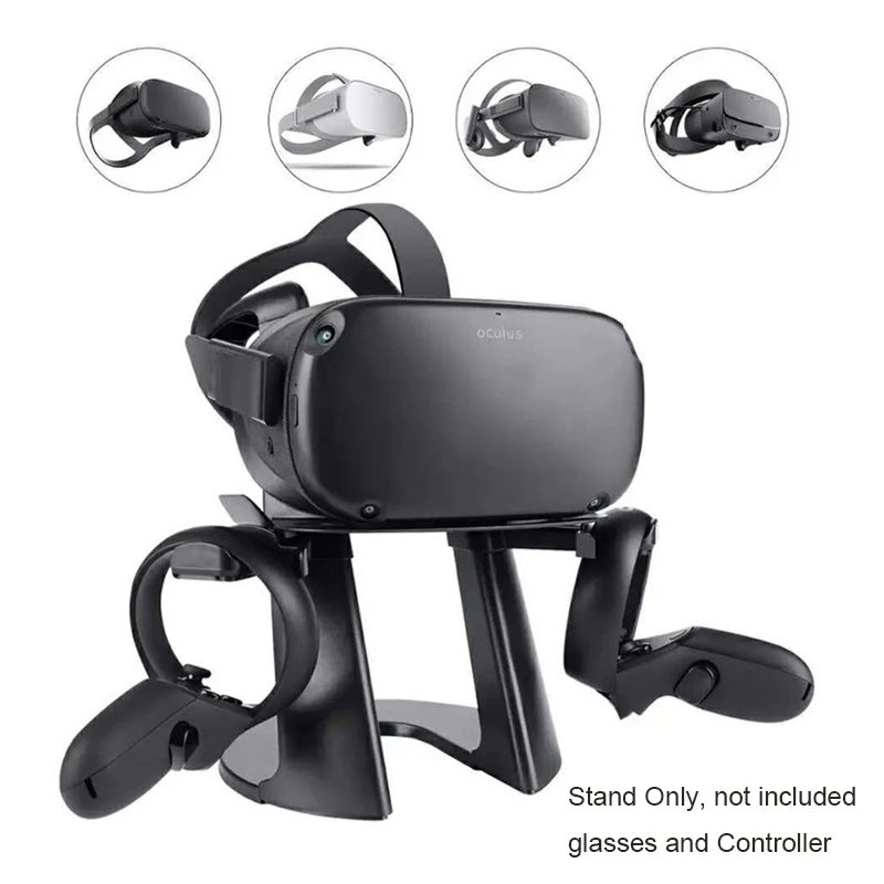 kanal Stå op i stedet konservativ Vr Stand,Headset Display Holder and Station for Oculus Quest 2 VR Glasses  Rack Mount for Rift S Oculus Quest Headset Controllers