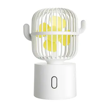

Cactus Fan Desktop Shaking Head Mini Small Fan Student Portable Usb Fan Creative Gift Usb Mini Desktop Fan
