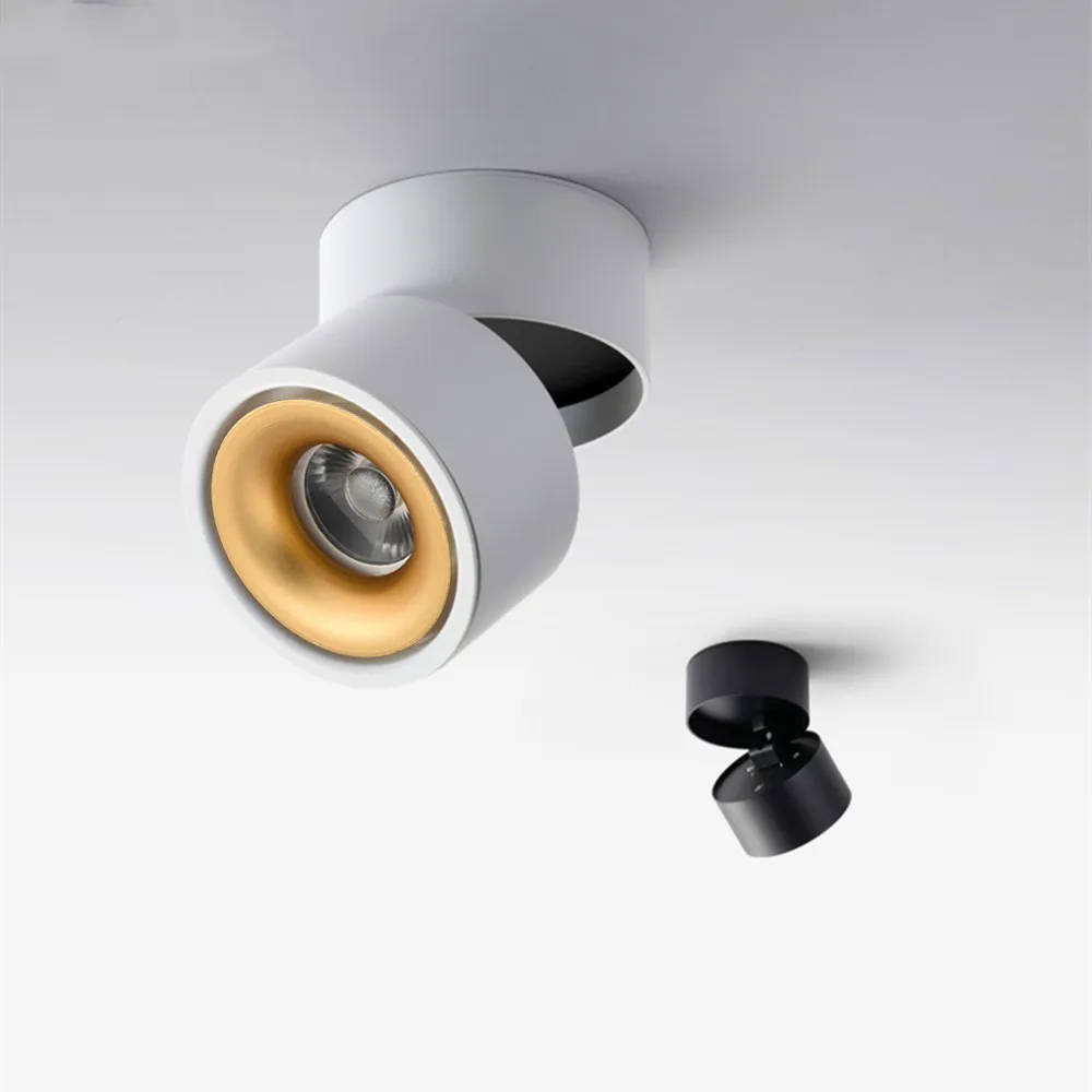 

Foldable and 360 degree rotatable Down Light 15W 12W 10W Modern LED ceiling Lights AC 85-265V Modern Lamp For Home Lighting