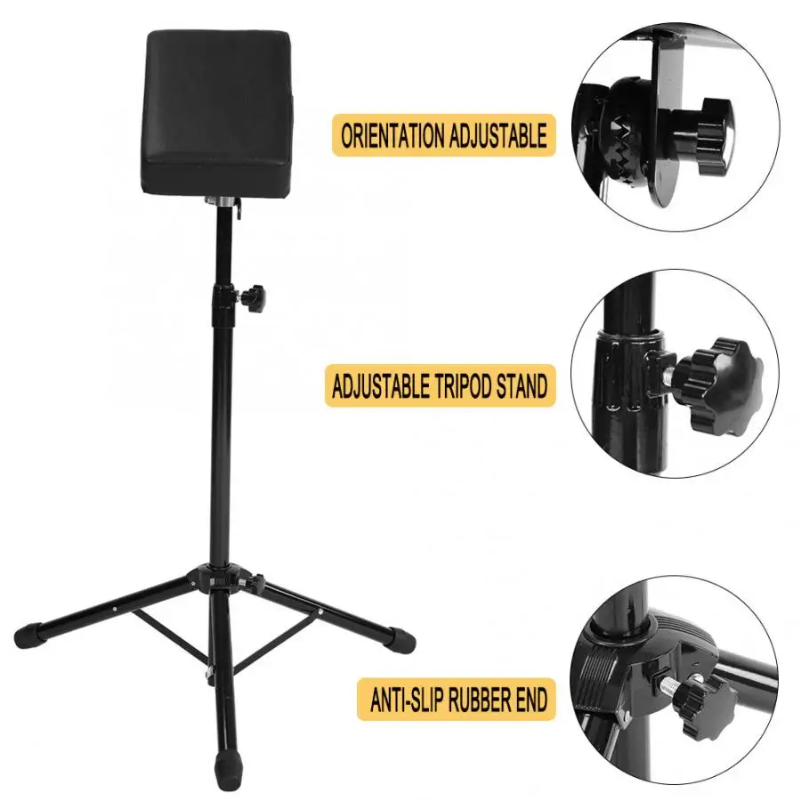 

Professional Tattoo Armrest Tripod Stand with Soft Sponge Pad Portable Adjustable Tattoo Arm Leg Rest Permanent Tattoo Supplies