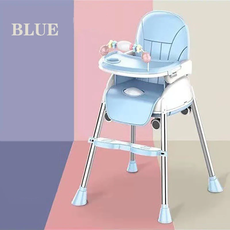Складной детский стульчик для кормления, детский стул, обеденный стульчик для кормления, детский стол и стул для малышей стульчик для кормления детский стул 6