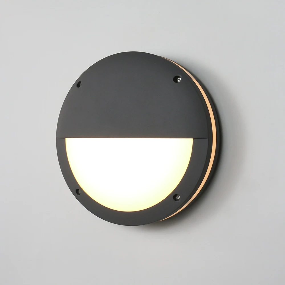 European 12w Modern Wall Lights Outdoor With Radar Sensor Ip65 Waterproof Exterior Led Wall Sconce Light Lamp Light Control New