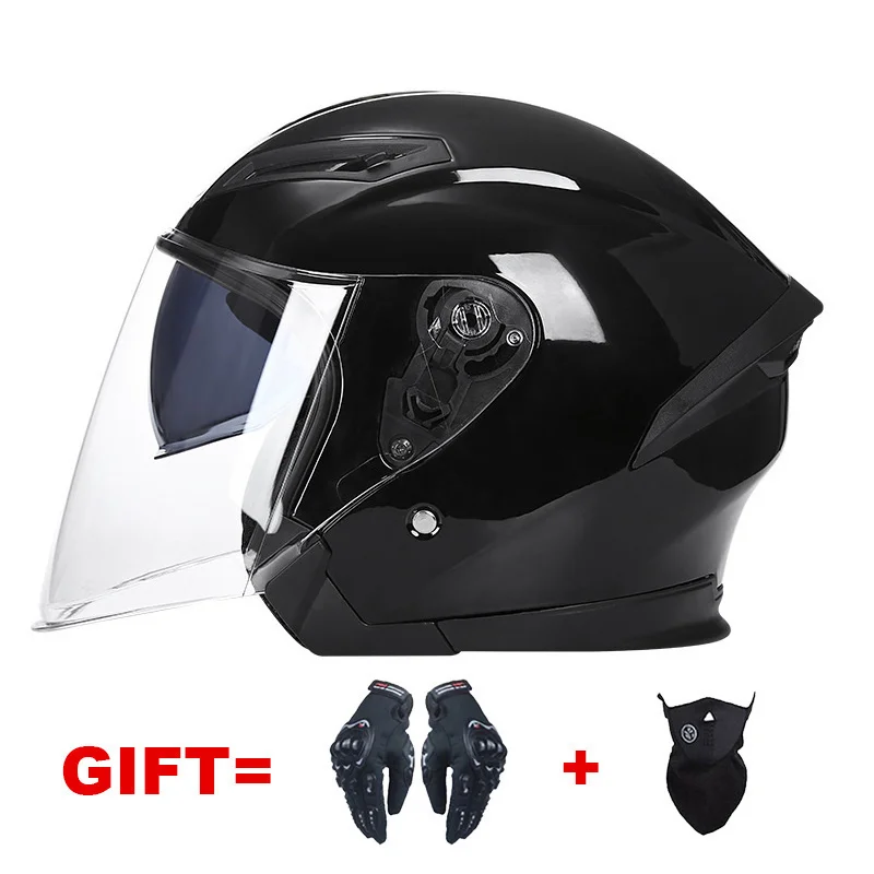 Casco Moto Integral,Casco Moto E Scooter Doble Visera,Carcasa ABS