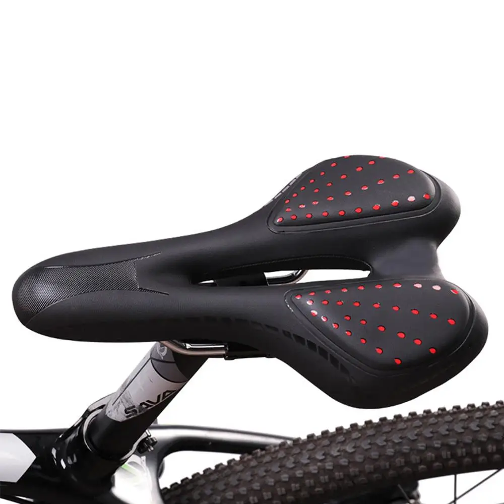 

2020 New Bike Saddle Silicone Cushion PU Leather Surface Silica Filled Gel Comfortable Cycling Seat Bicycle Cycling Accessories