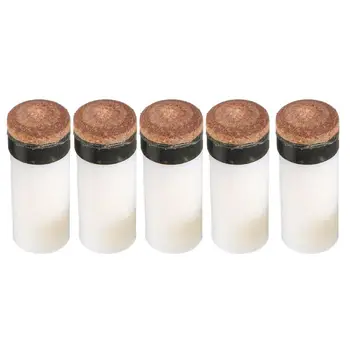

5pcs Billiard Replacement Set Pool Cue Tips 12mm Pool Billiard Cue Stick Ferrules 5x Screw-On Tips for Snooker Hot Sale